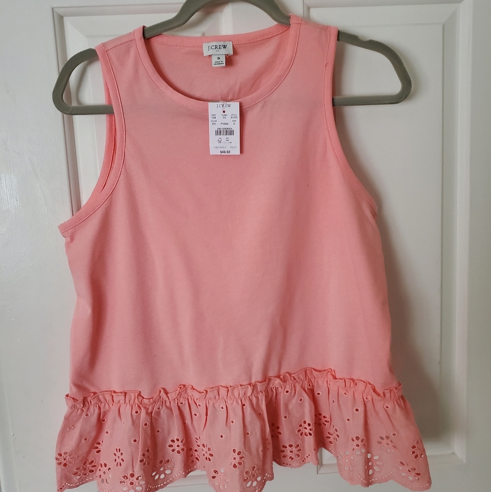 JCrew ladies ruffled top